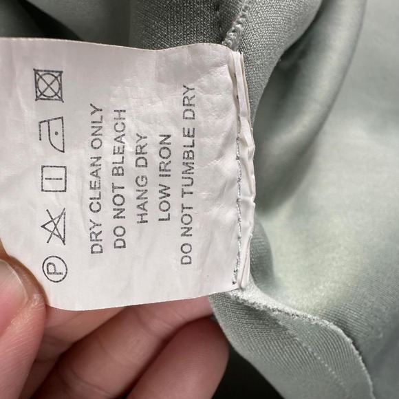 Few‎ Moda New York Trench Coat Women's Large Green Faux Suede Y2K Academia Boho - Picture 6 of 8